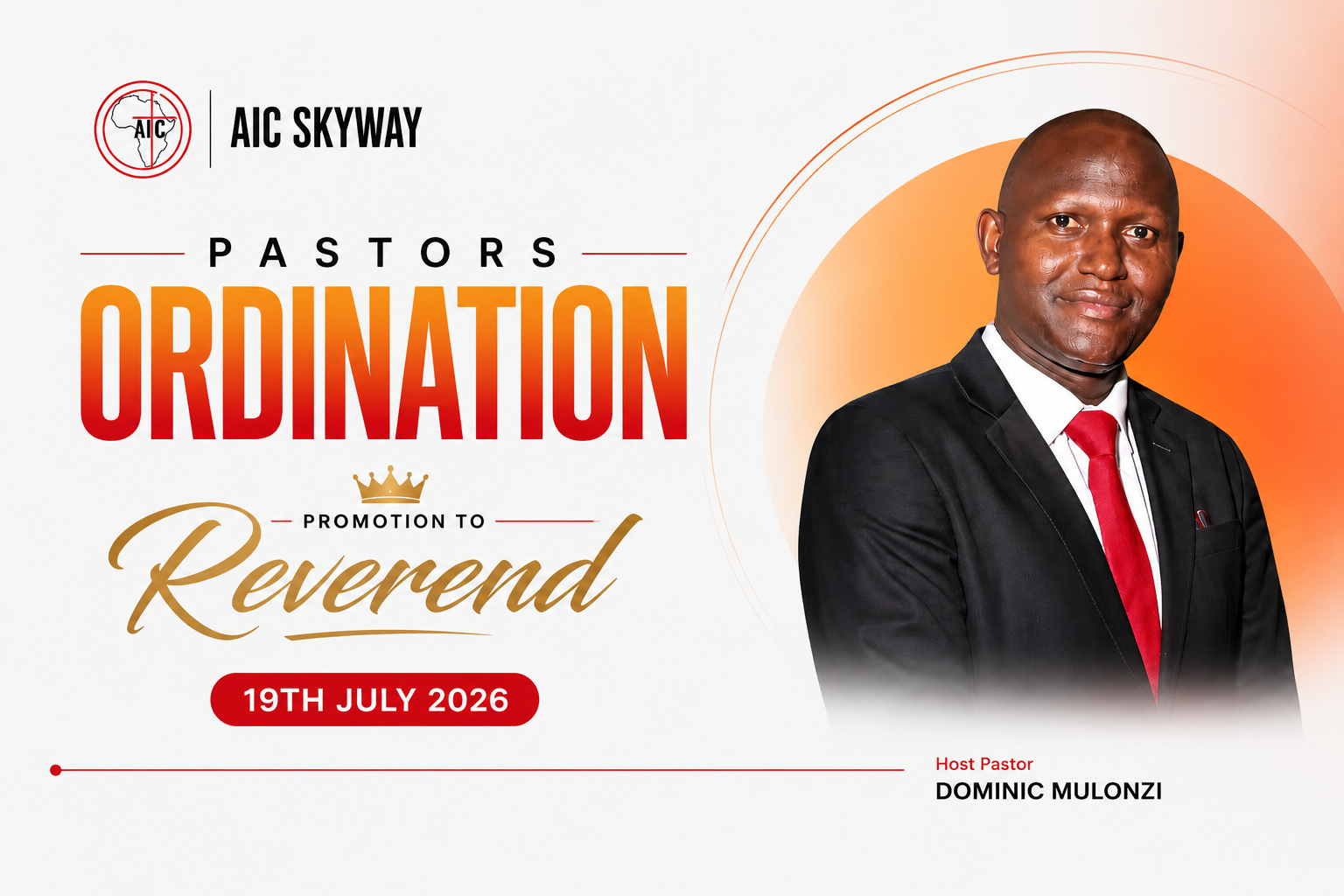 Pastor's Send-Off & Ordination Service